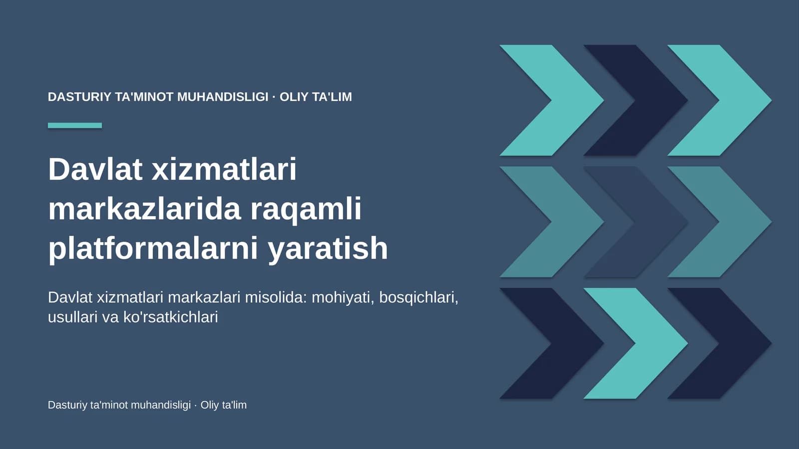Davlat xizmatlari markazlarida raqamli platformalarni yaratish