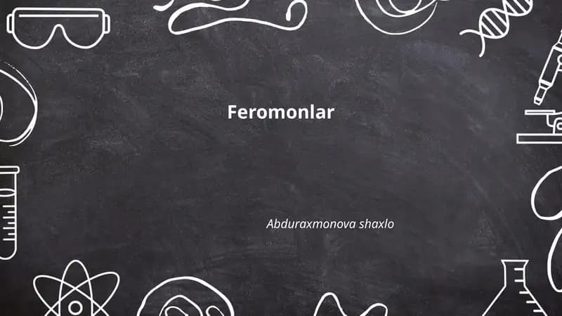 Feromonlar