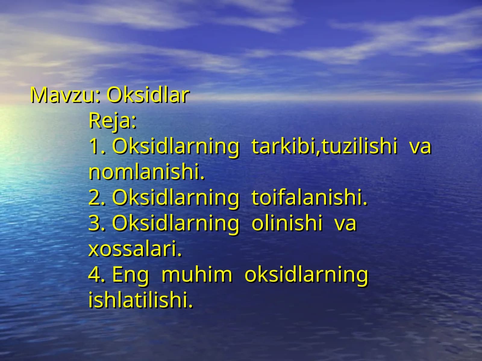 Oksidlar