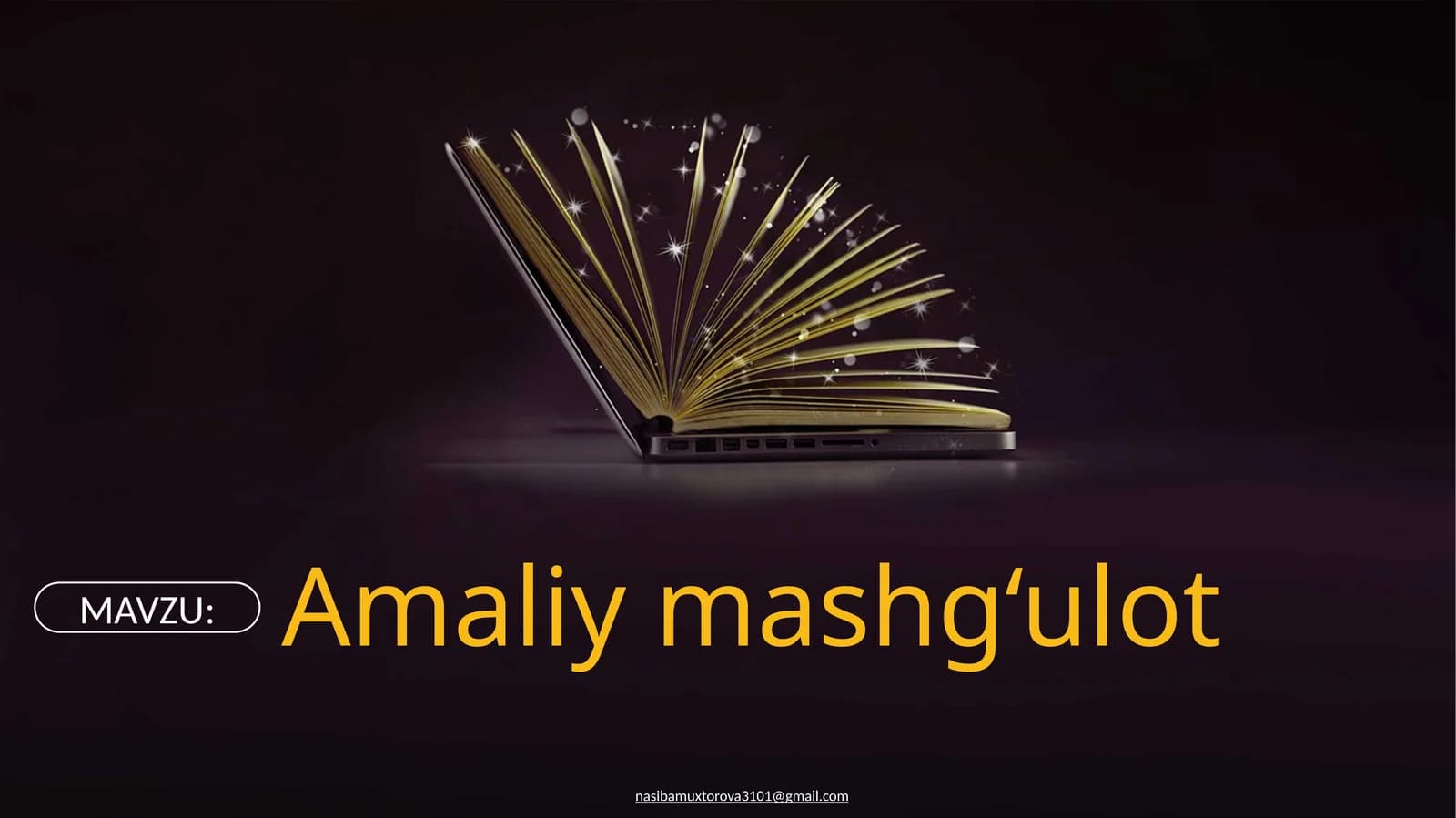 ASOSIY TUSHUNCHALAR