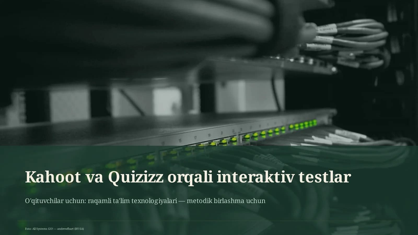 Raqamli Ta'lim Texnologiyalari