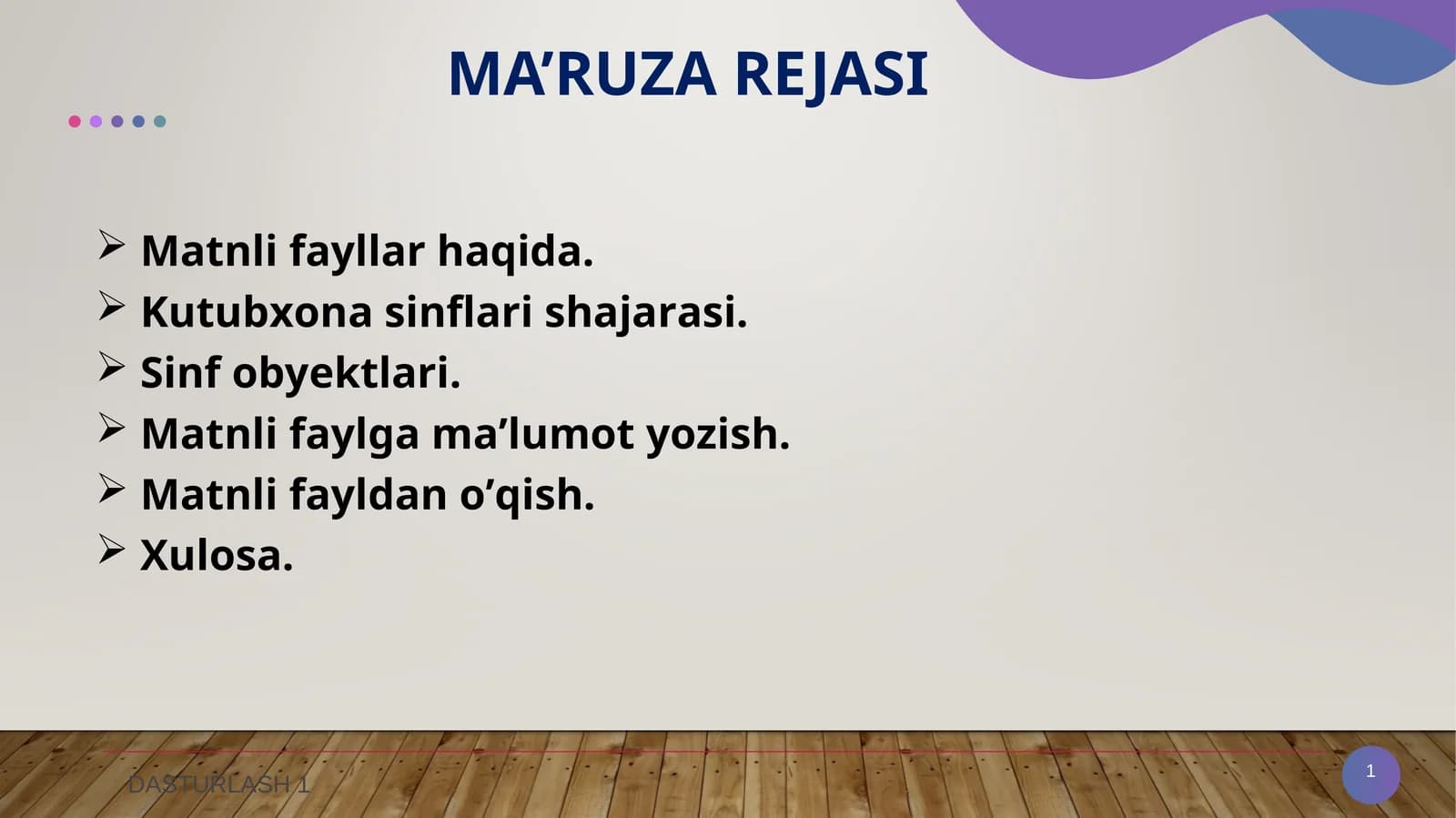 Matnli fayllar haqida