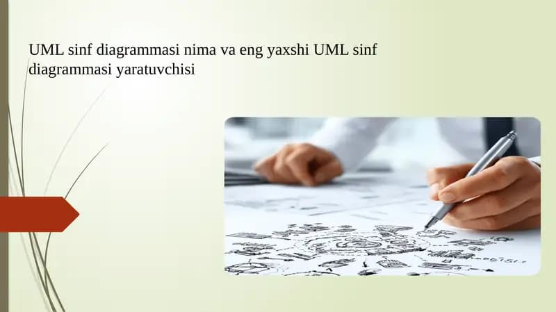 UML sinfdiagrammasi