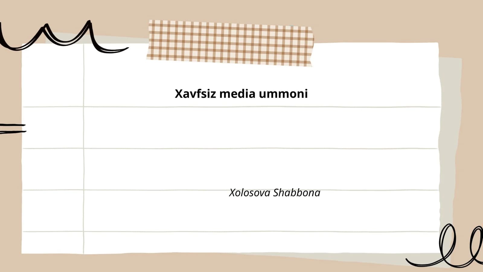 Xavfsiz media ummoni