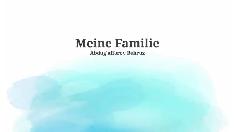 Meine Familie
