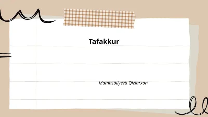 Tafakkur