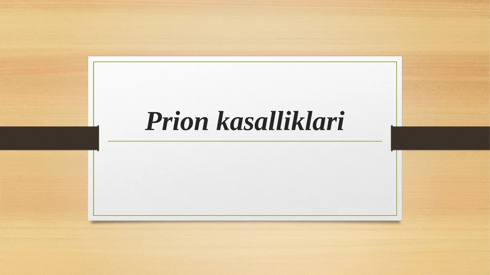 Prion kasalliklari