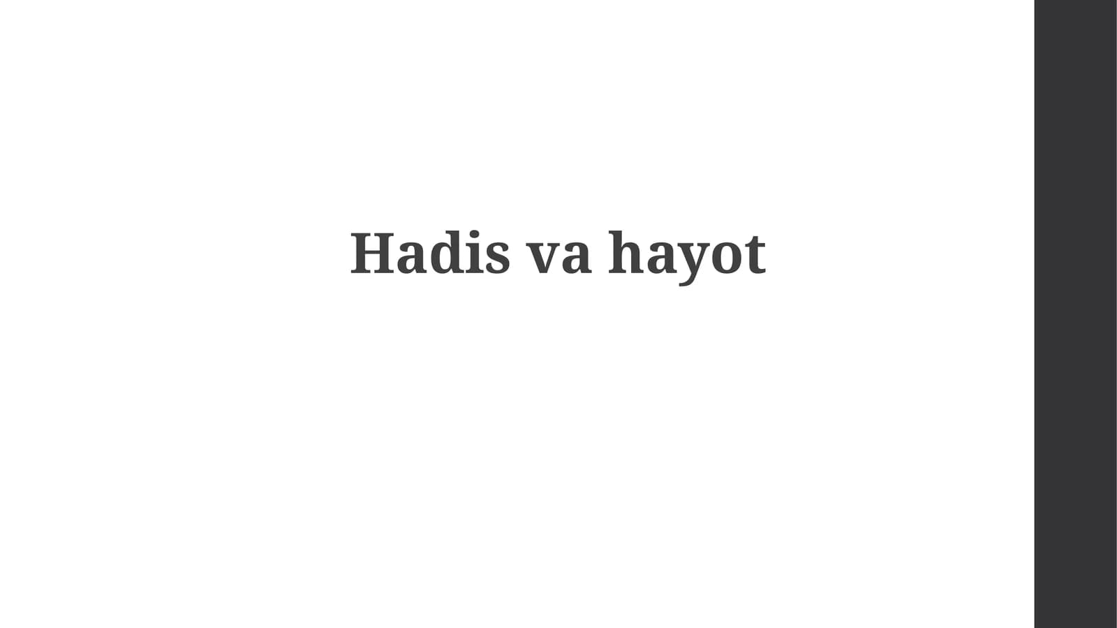 Hadisvahiyot