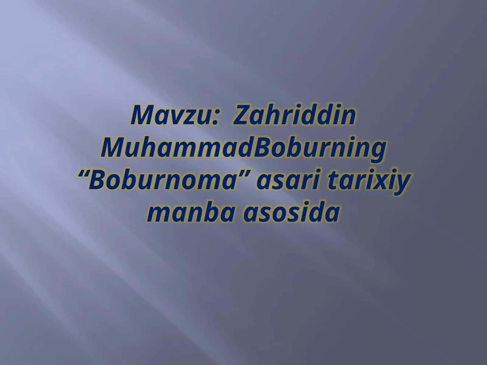 Boburnoma
