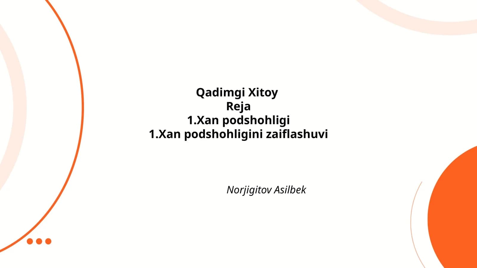 Xan podshohligi