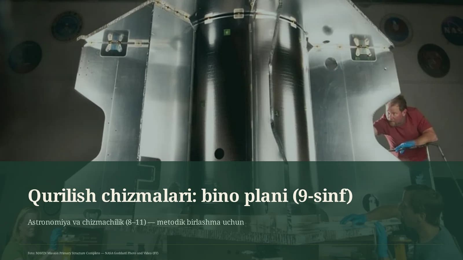 Qurilish chizmalari: bino plani (9-sinf)