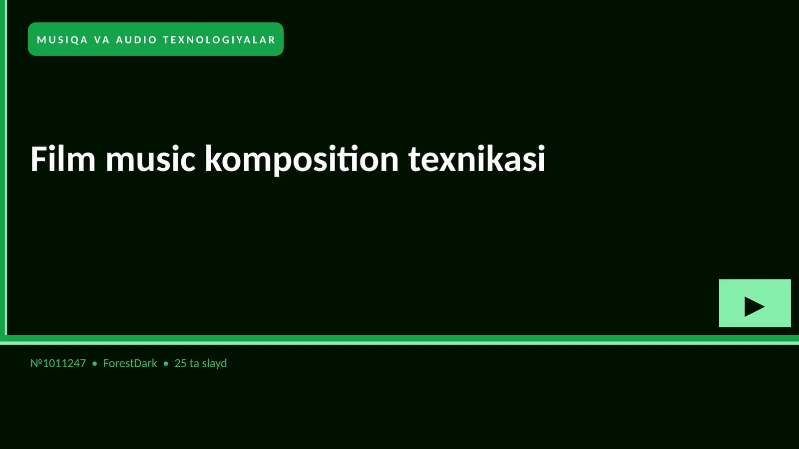Film music komposition texnikasi