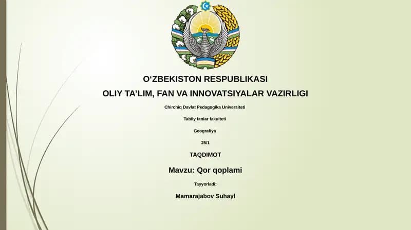 Qor qoplami