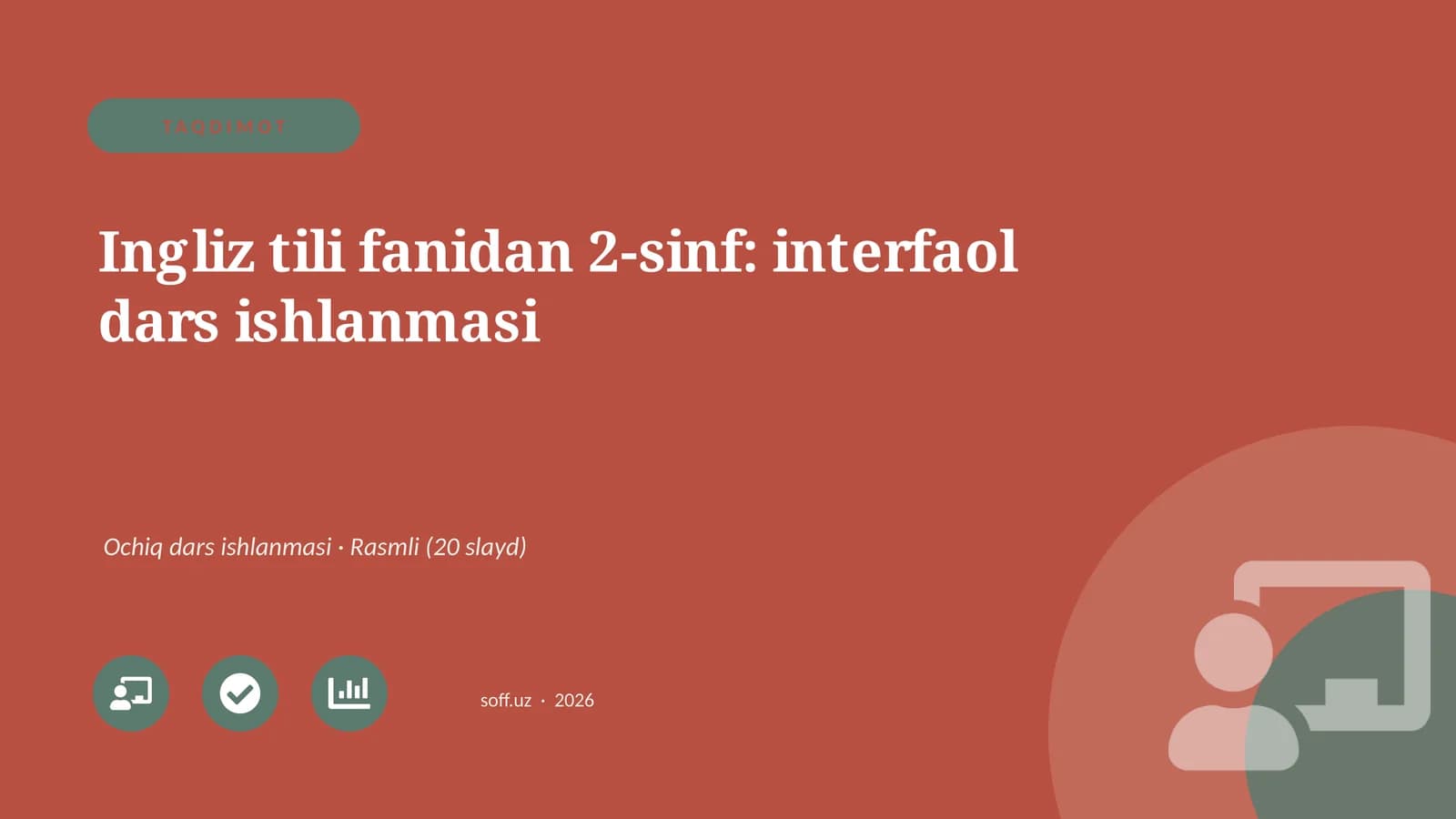Ingliz tili fanidan 2-sinf: interfaol dars ishlanmasi