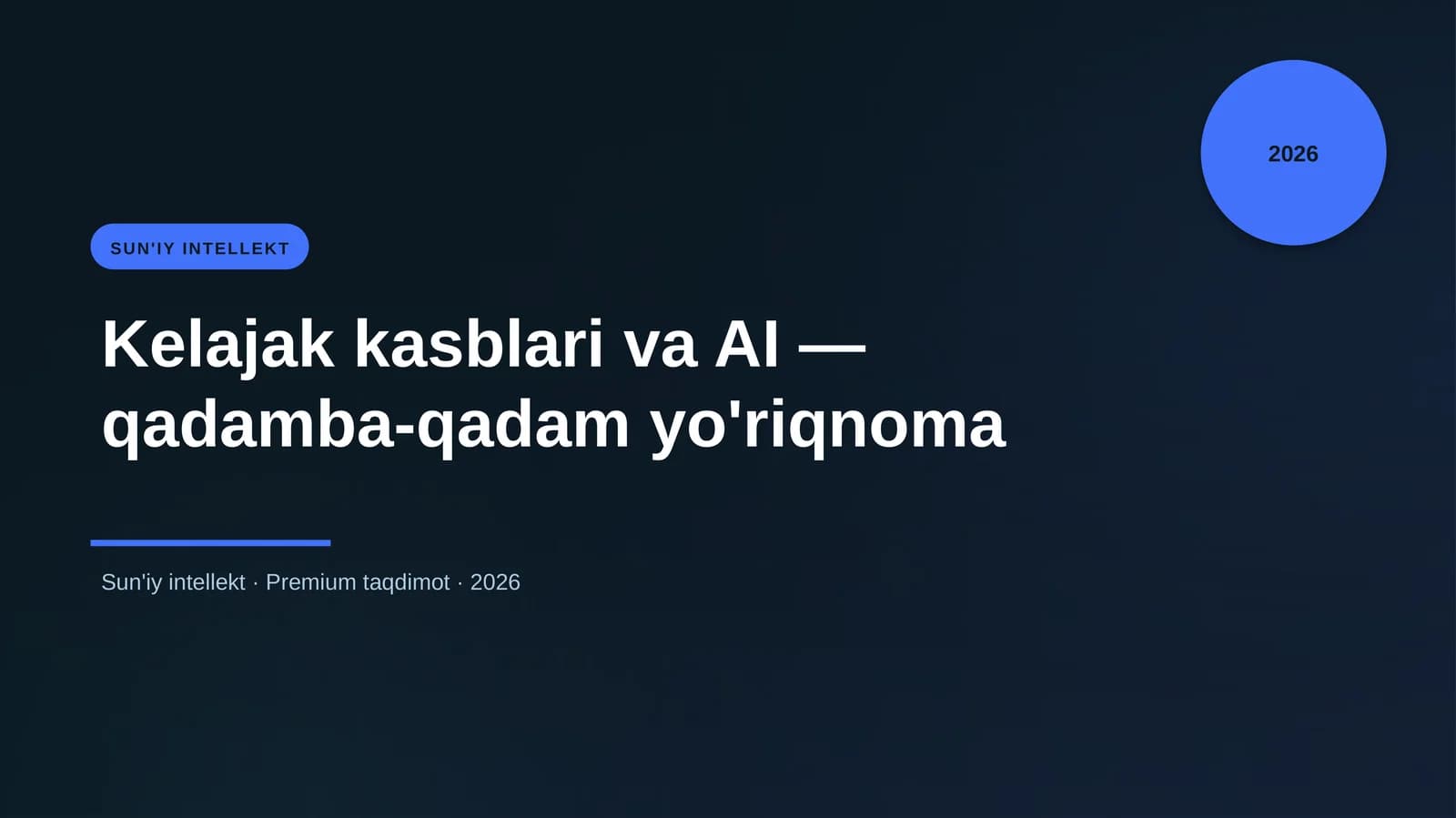 SUN'IY INTELLEKT