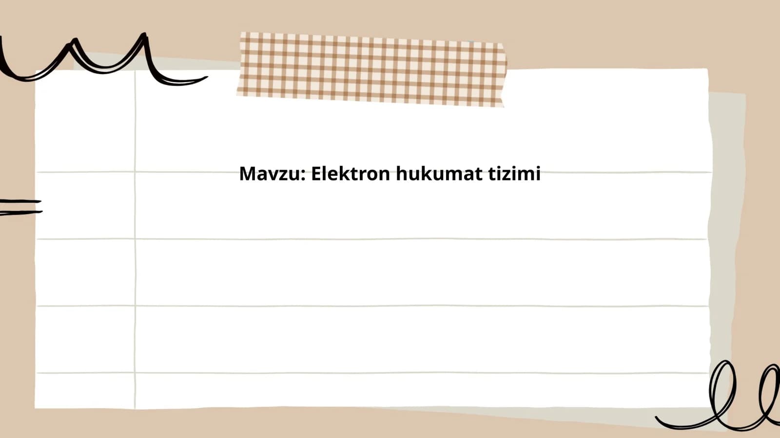 Elektron hukumat tizimi