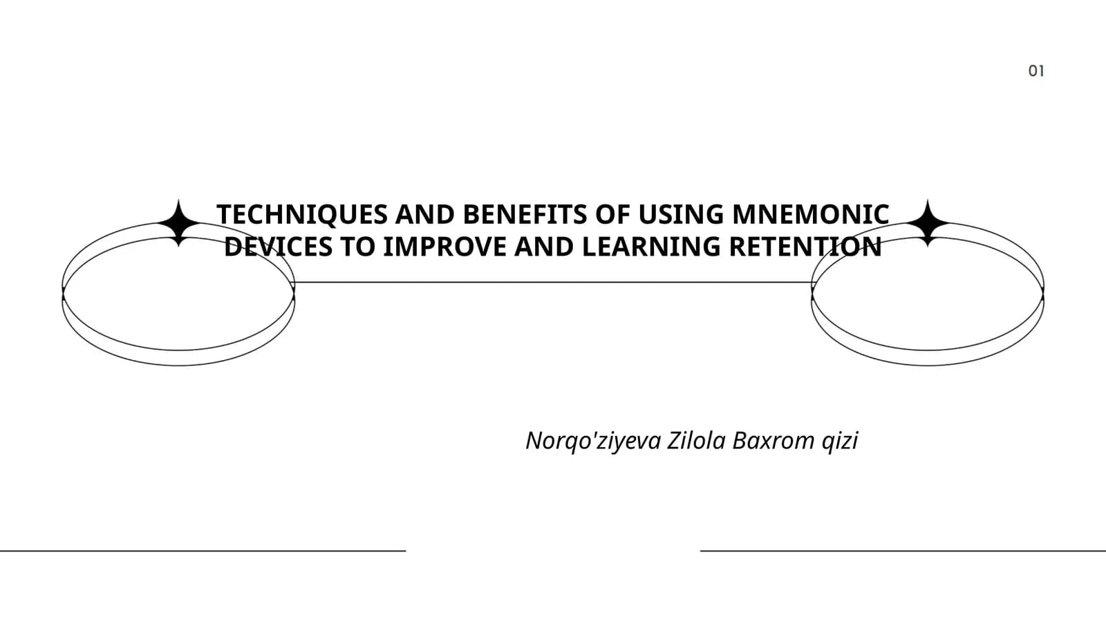 TECHNIQUES AND BENEFITS OF USING MNEMONIC DEVICES TO IMPROVE AND LEARNING RETENTION
