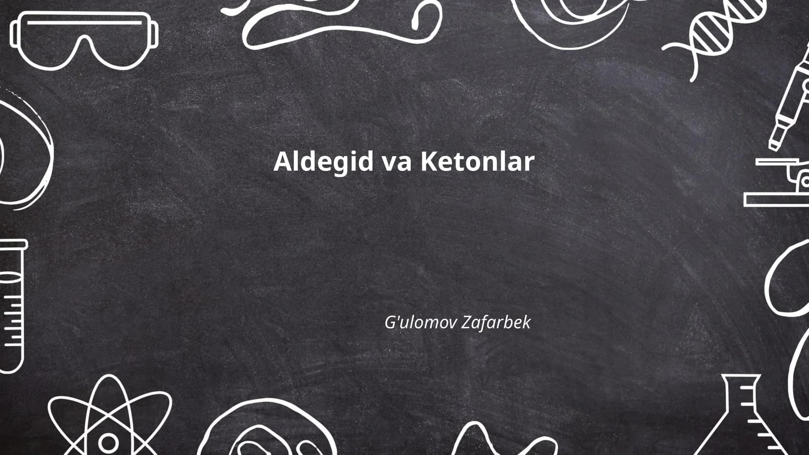 Aldegid va Ketonlar