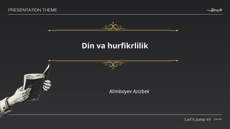 Din va hurfikrlilik