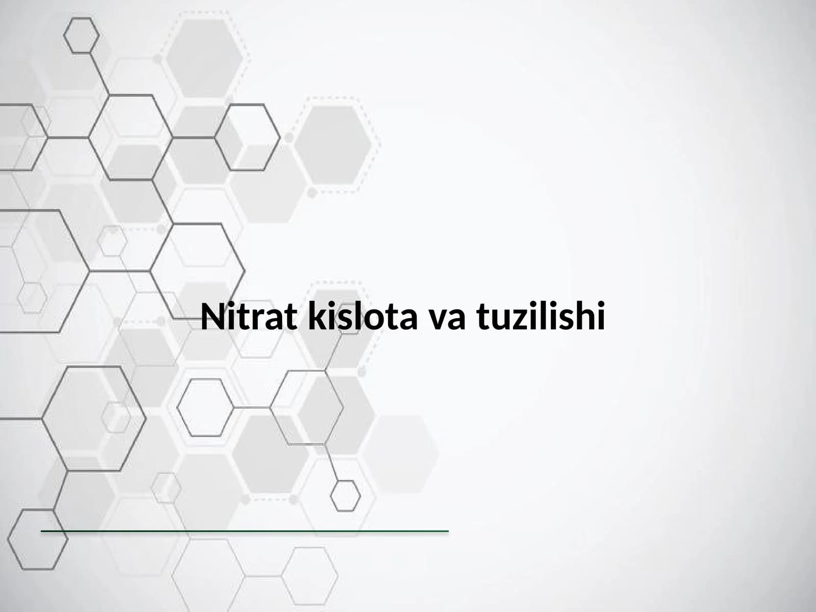 Nitratkislotavatuzilishi