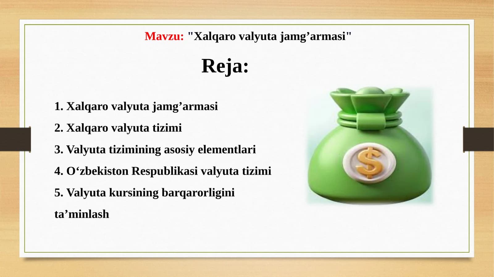 Xalqarovalyutajamg’armasi