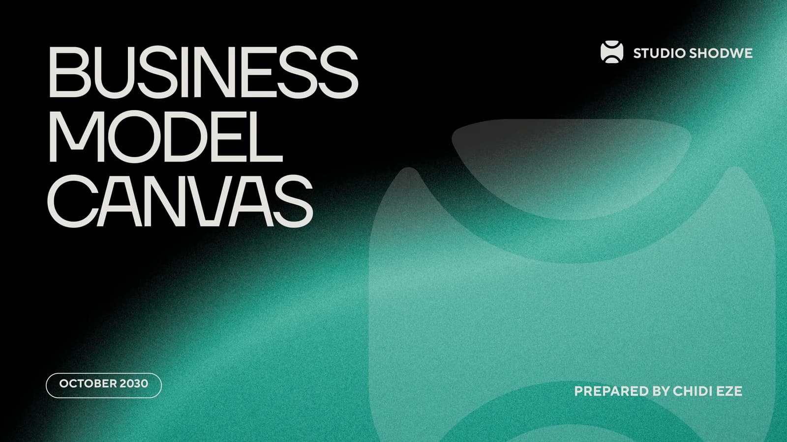 BUSINESS MODEL CANVAS