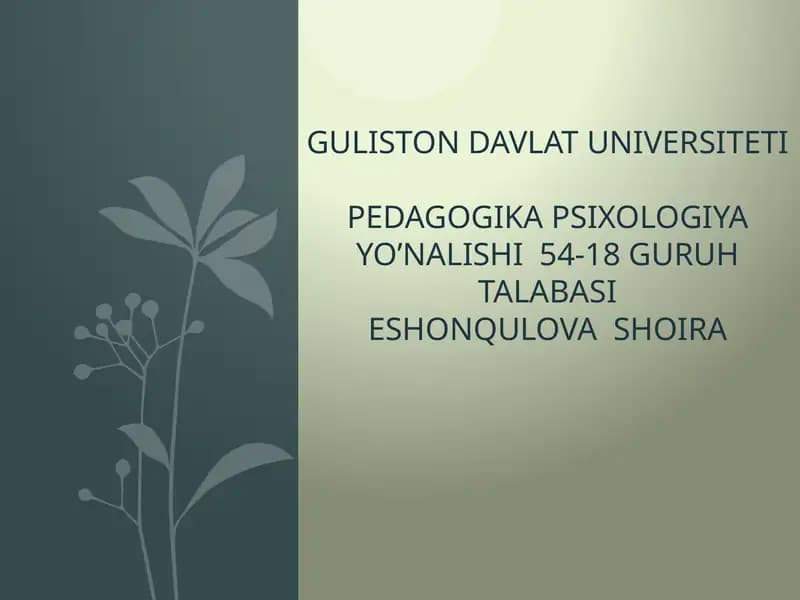 INDONEZIYA TA’LIM TIZIMI