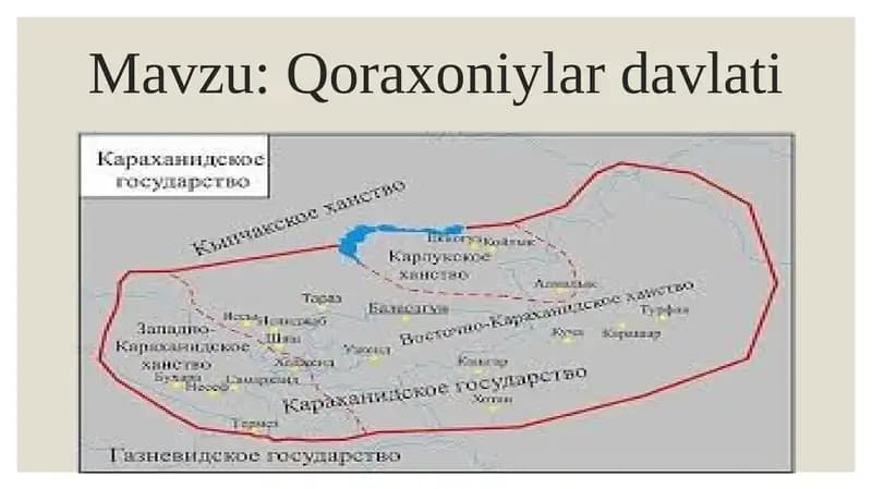 Qoraxoniylar davlati