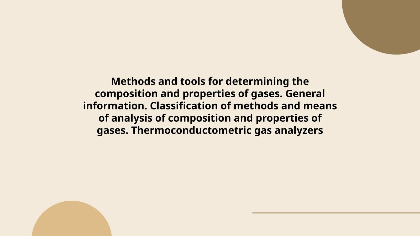 Thermoconductometric gas analyzers