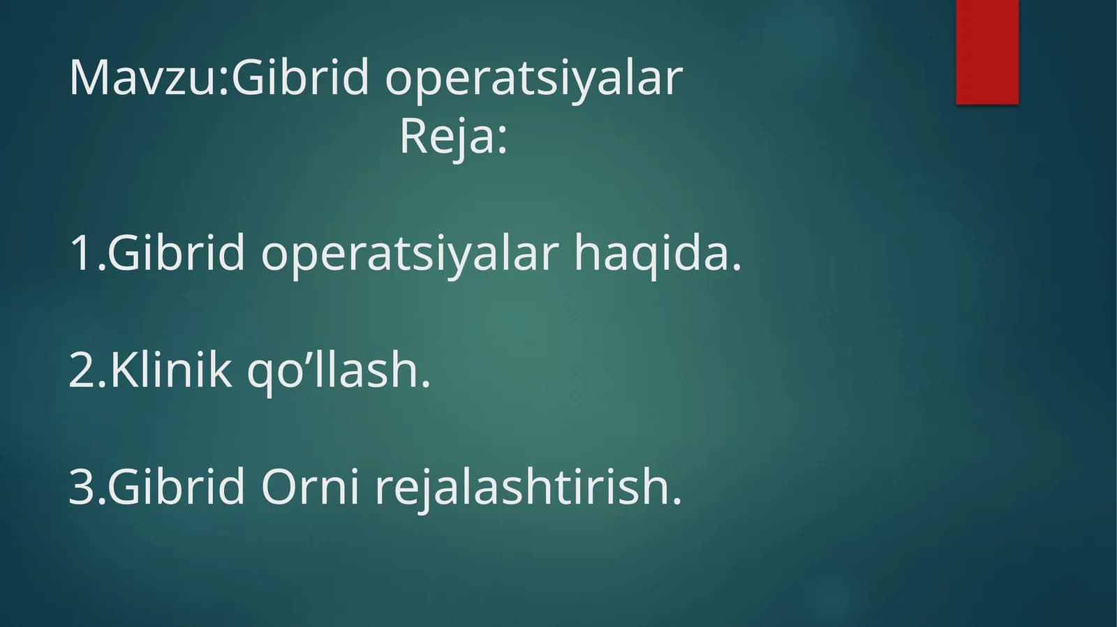 Gibrid operatsiyalar