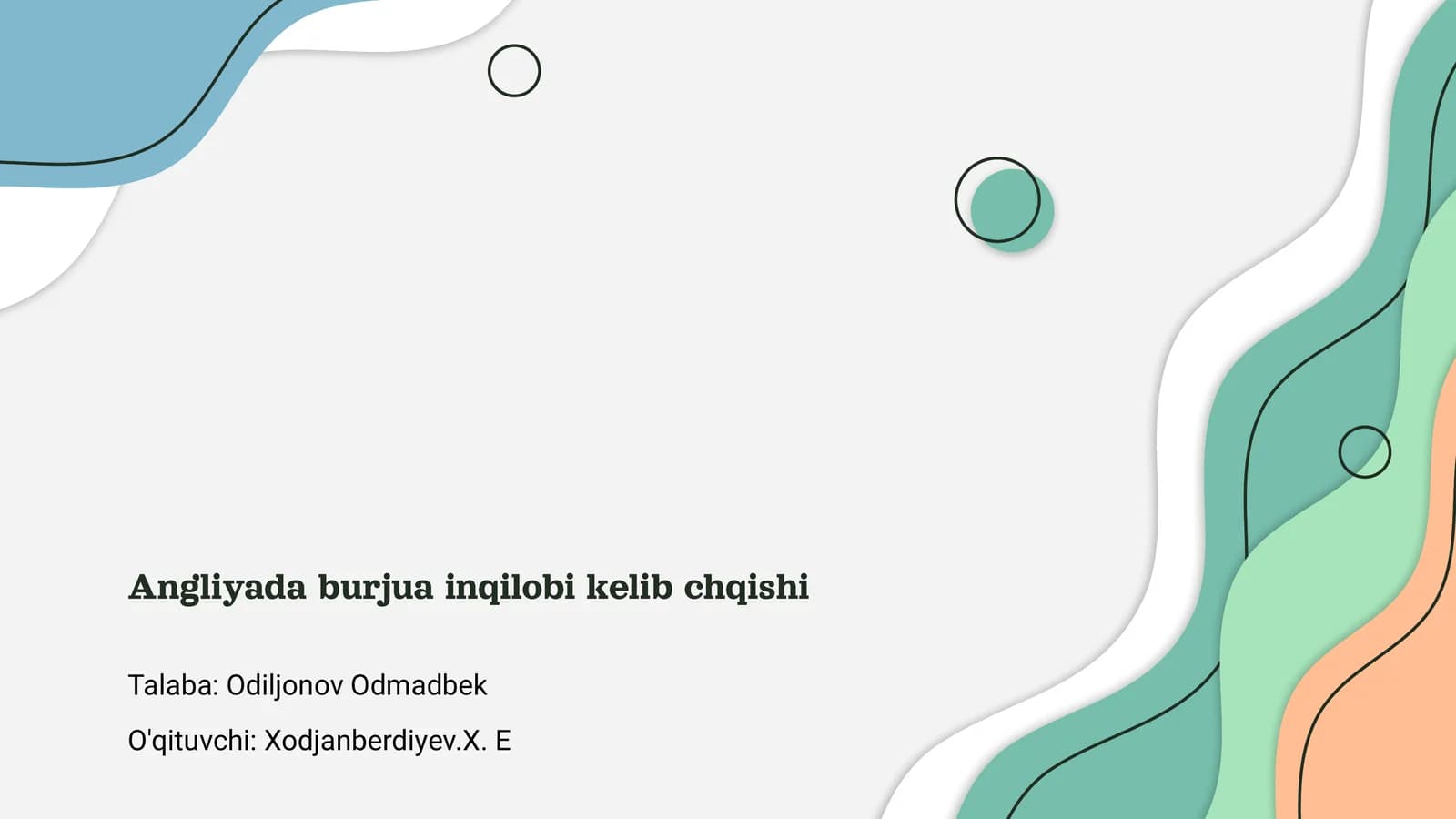 Angliyada burjua inqilobi kelib chqishi