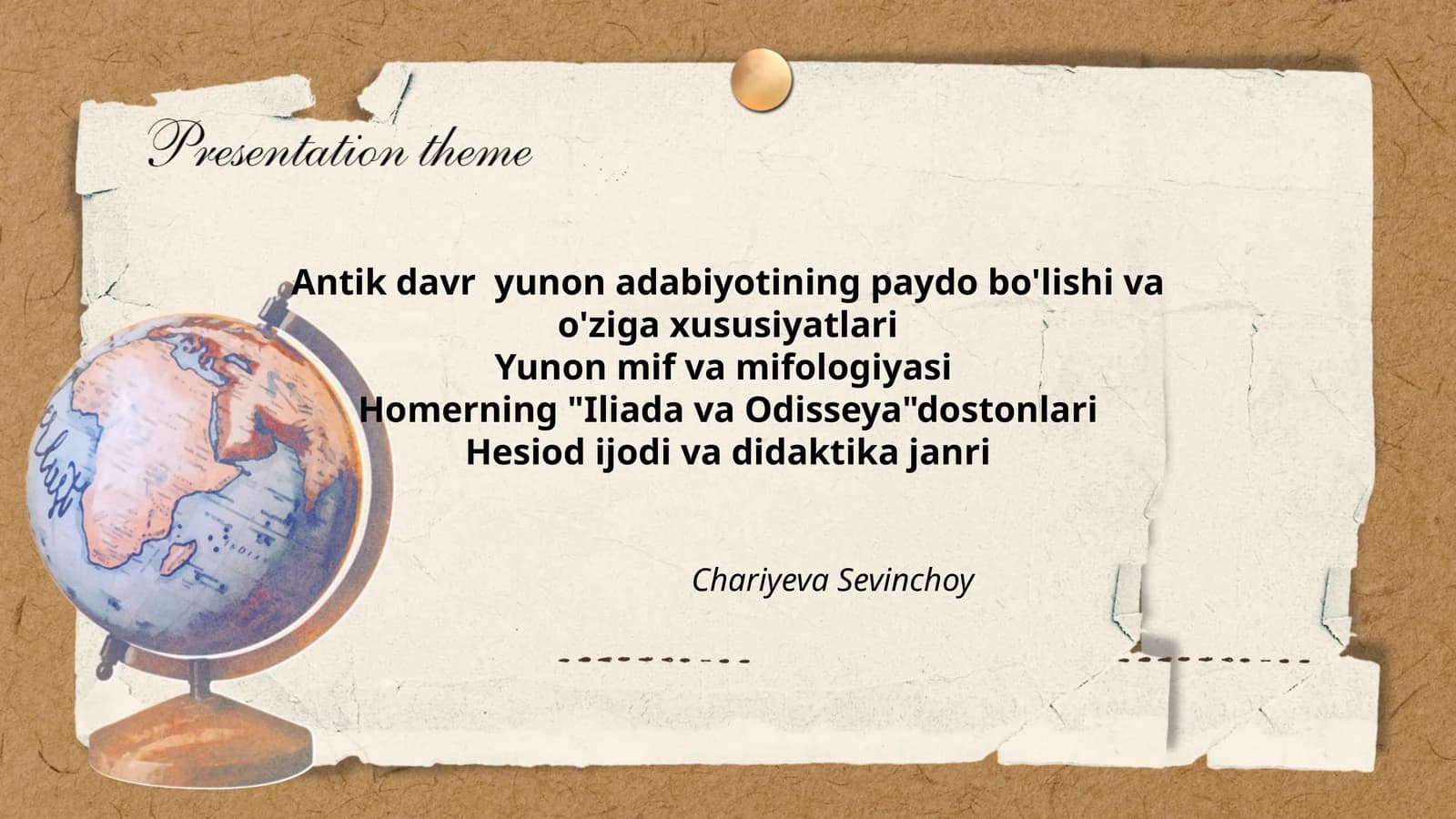Antik davr yunon adabiyoti