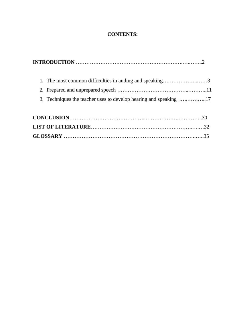Teaching Speech Methodology