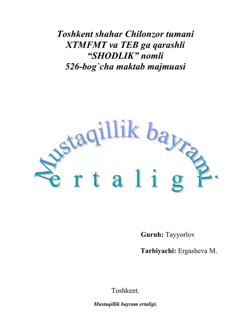 Mustaqillik bayrami