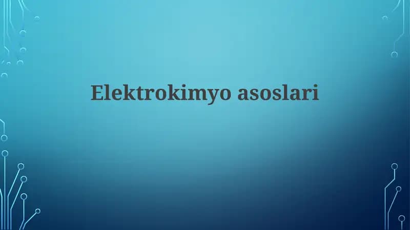 Elektrokimyoasoslari