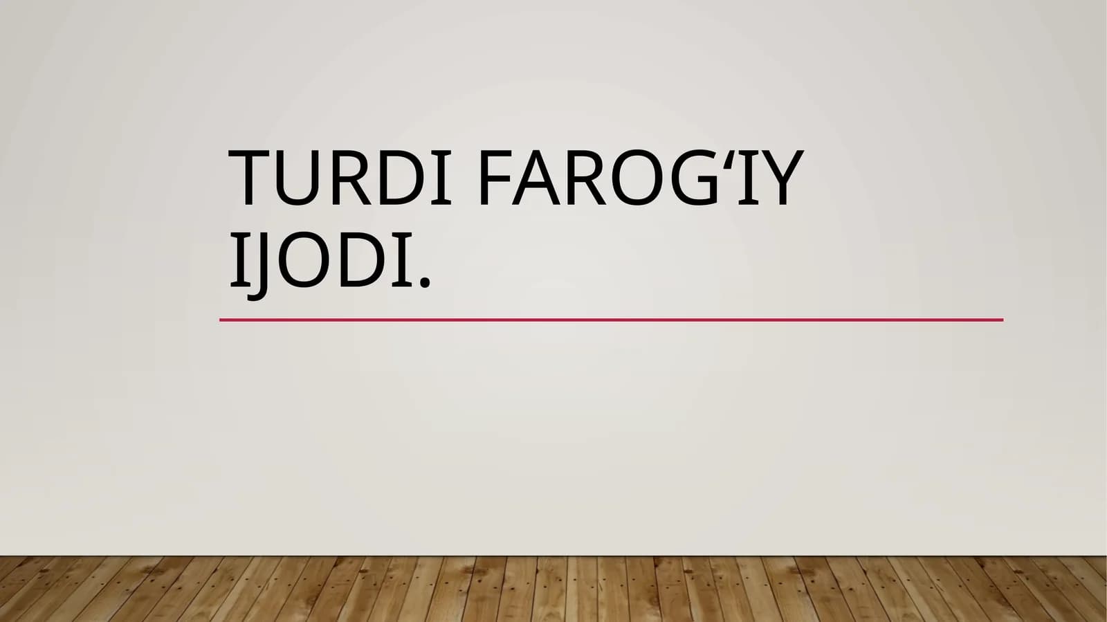TurdiFarogʻiyijodi