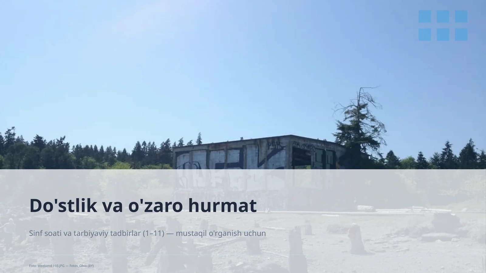 Sinf soati va tarbiyaviy tadbirlar