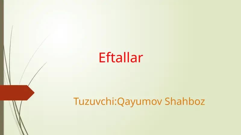 Eftallar