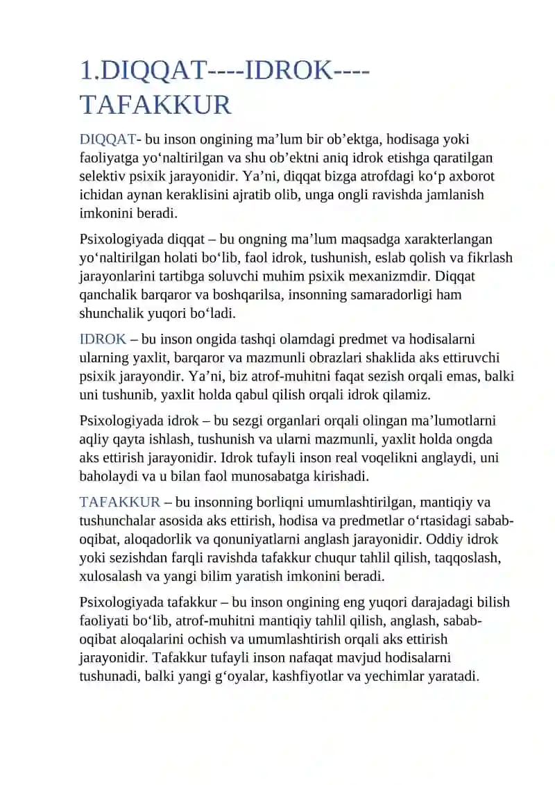 DIQQAT----IDROK----TAFAKKUR