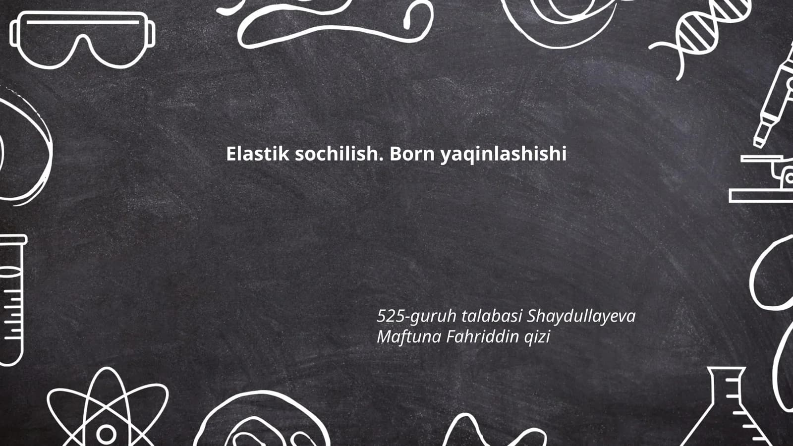 Elastik sochilish