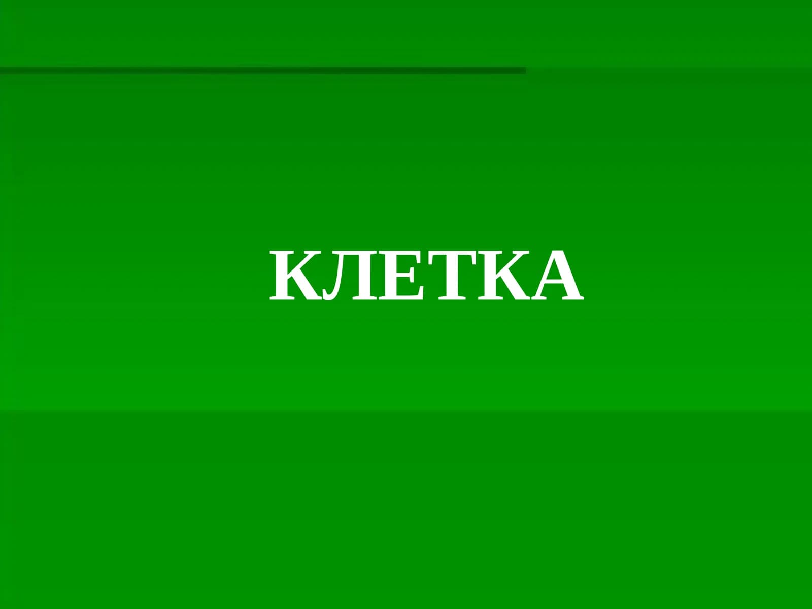 КЛЕТКА