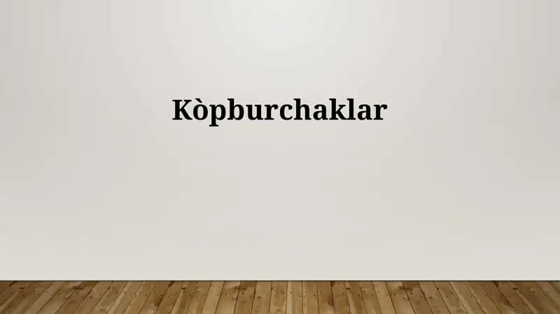 Uchburchaklar