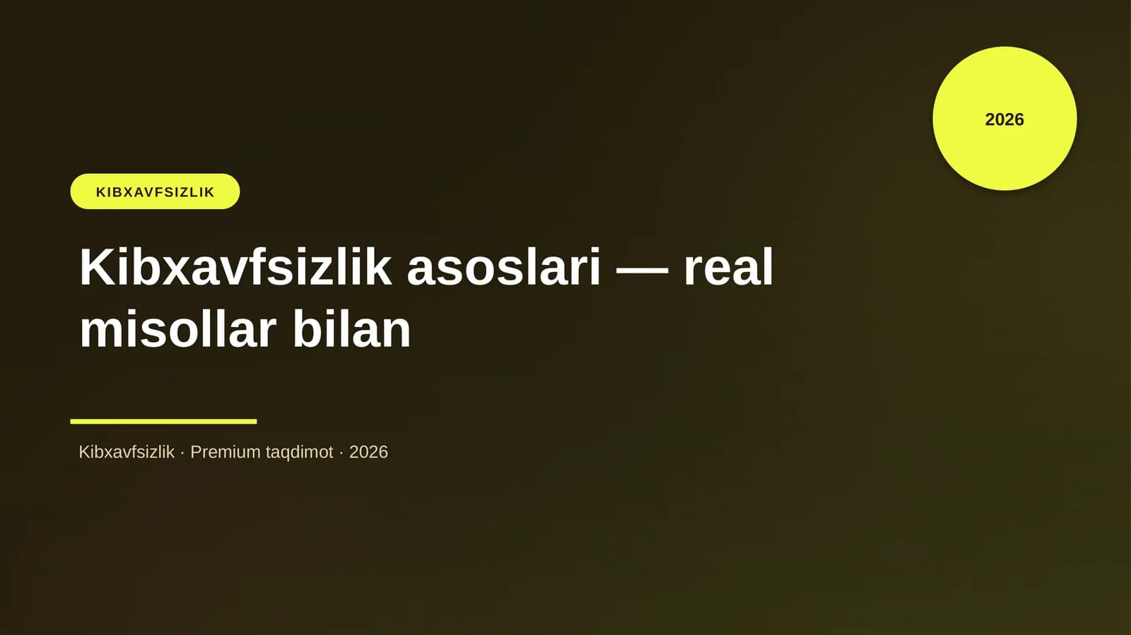 KIBXAVFSIZLIK