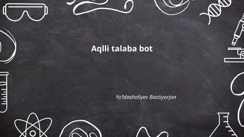 Aqlli talaba bot