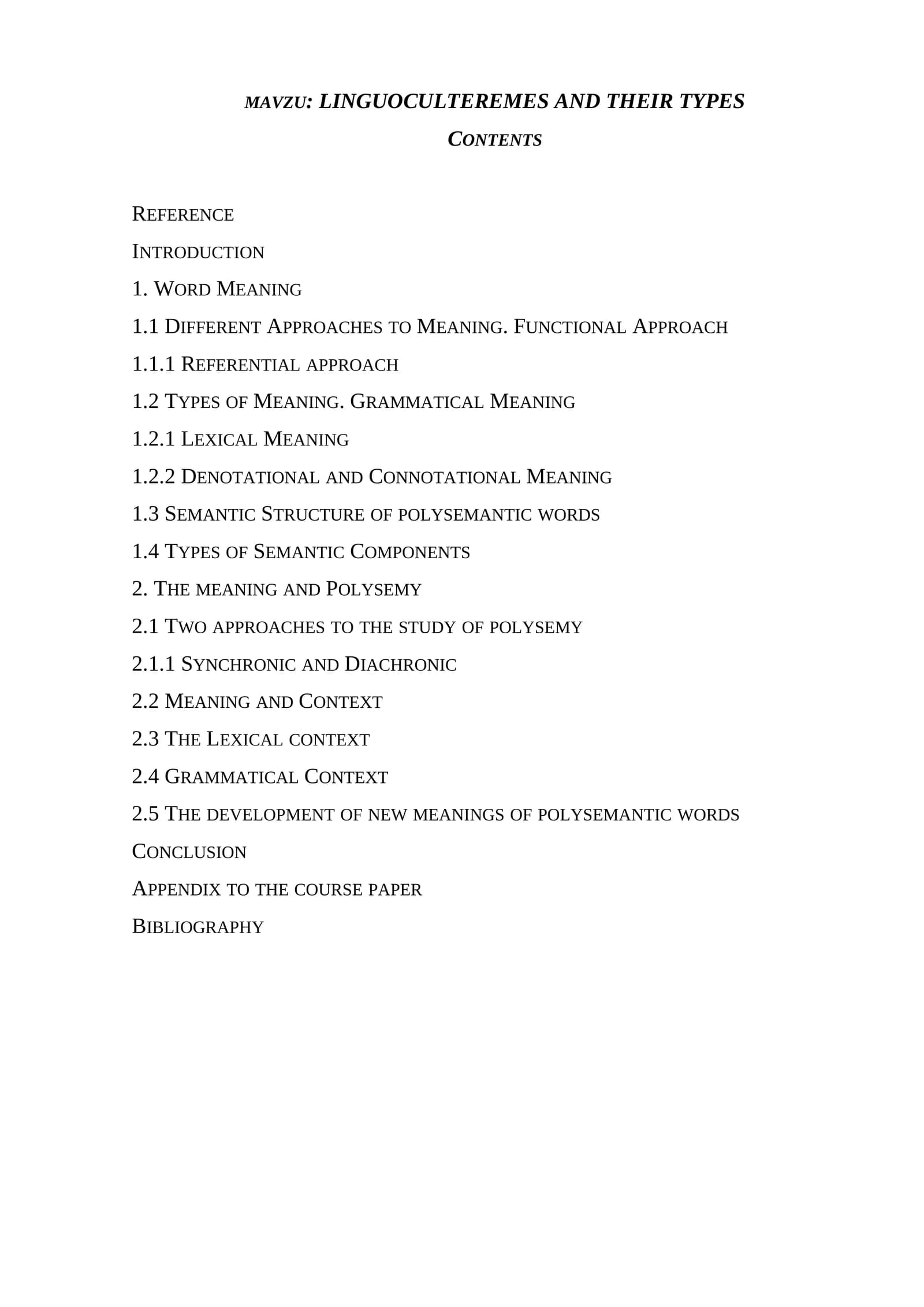 Linguocul teremes and their types