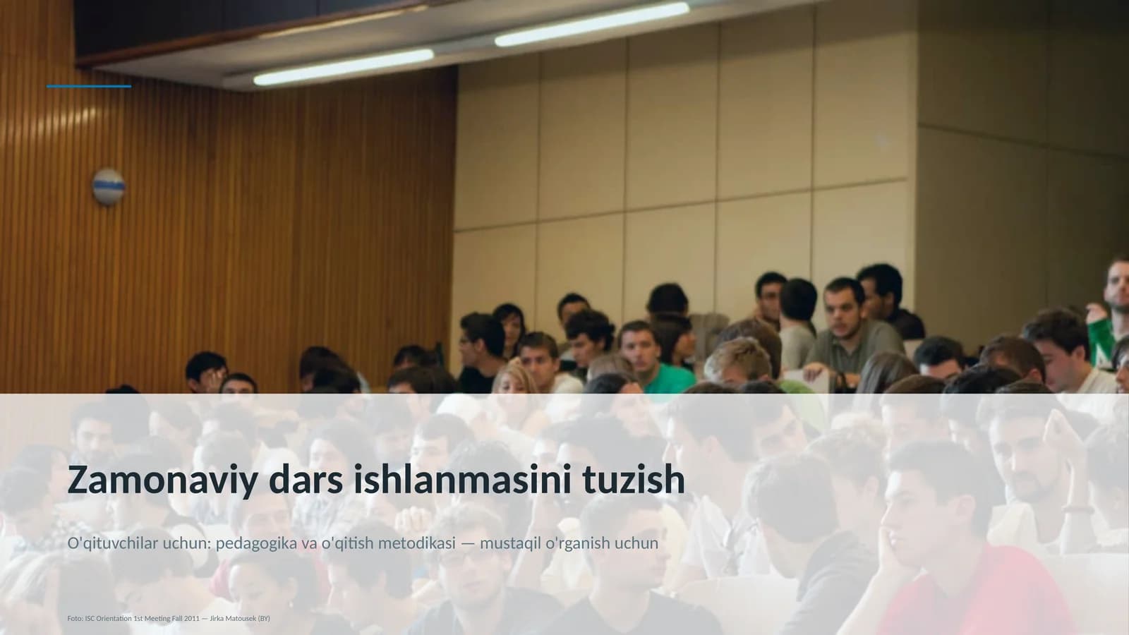 Zamonaviy dars ishlanmasini tuzish