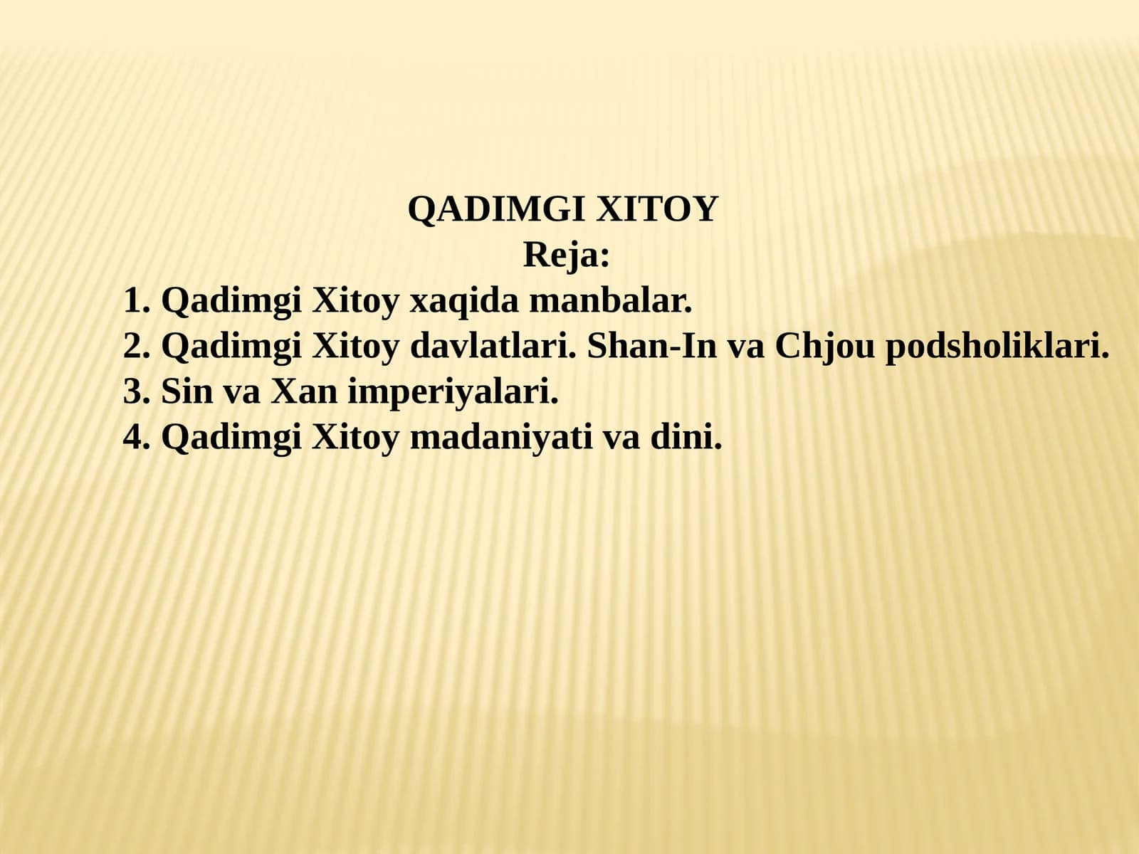Qadimgi Xitoy