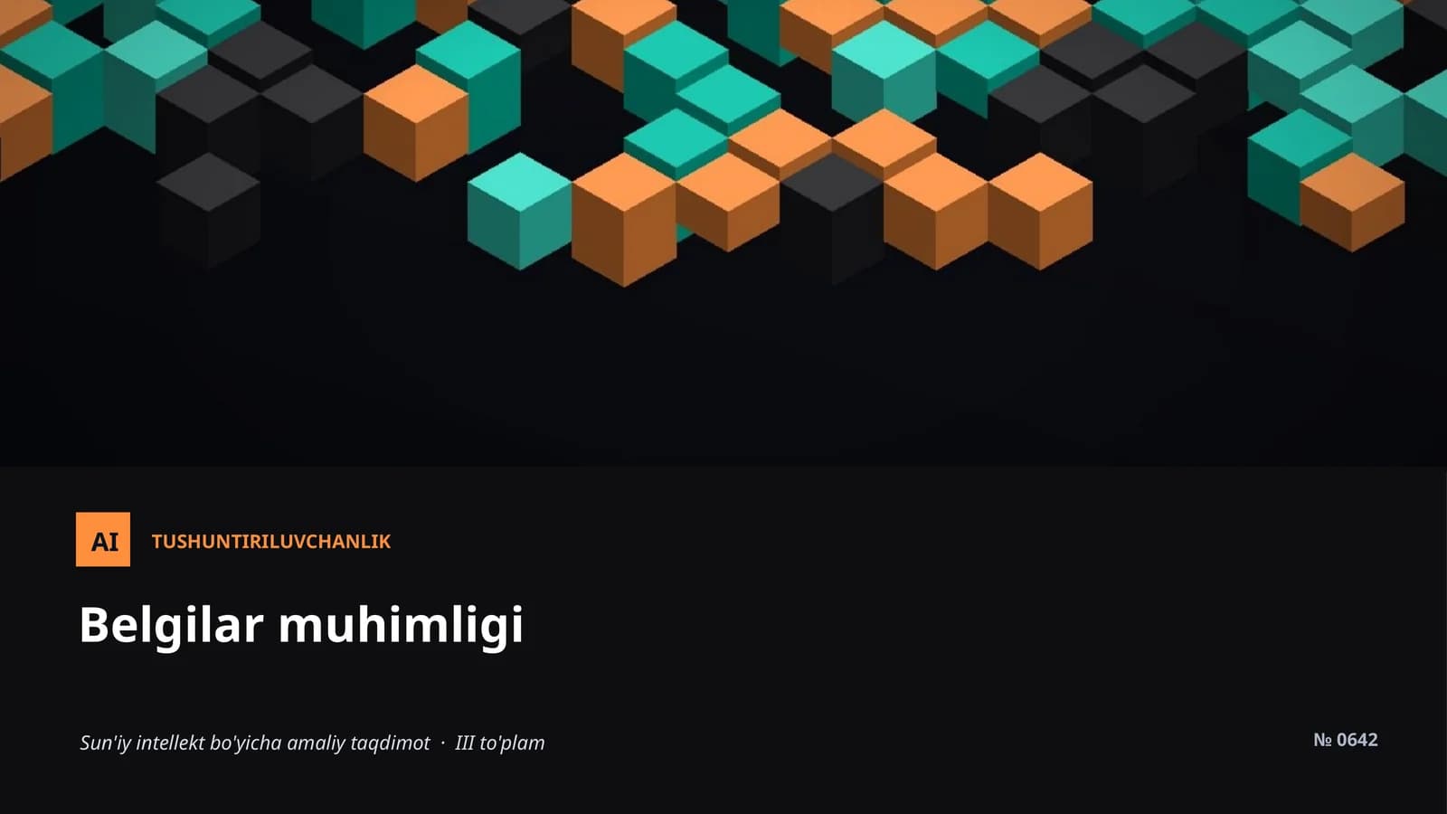 BELGILAR MUHIMLIGI