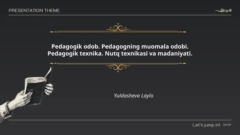 Pedagogik odob