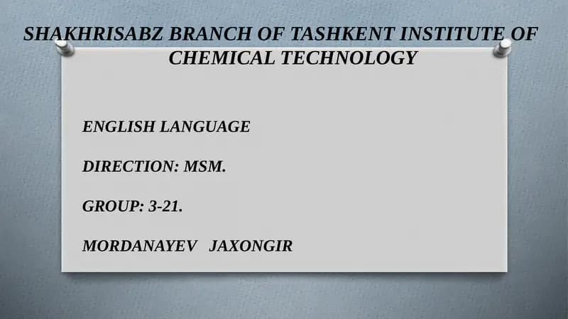 INTRODUCTION TO CHEMISTRY